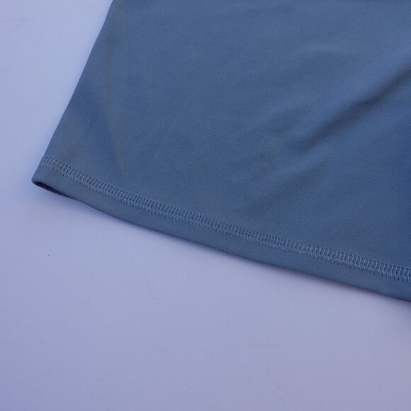 Free People Movement x Hatch Never Better Maternity Shorts Blue NWOT Size M - Picture 2 of 6